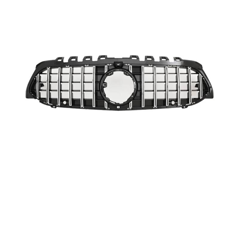 Haubengrill Für W177 A35 A45 2019 2020 2021 2022 Auto Front Einlass Grill Stoßstange Kühler Gitter Sport Kühlergrill(Silver1) von MBPBVRVAF