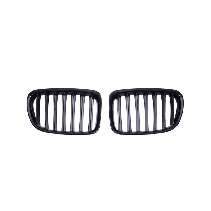 Haubengrill Für X1 E84 2010 2011 2012 2013 2014 2015 Auto Front Gloss Black Nieren Sport Gitter Haube Grill Sport Kühlergrill von MBPBVRVAF