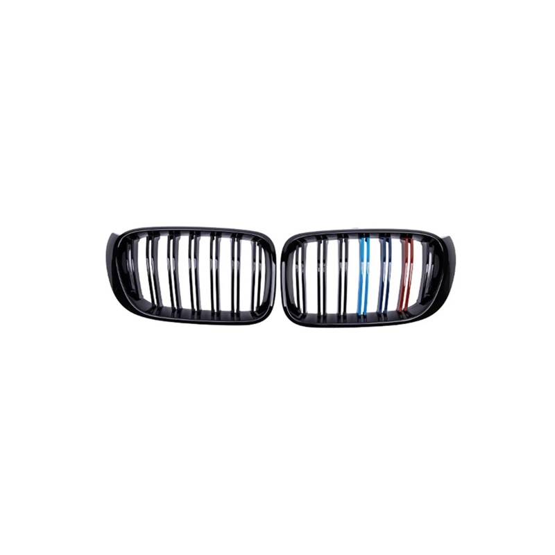 Haubengrill Für X3 Für X4 F25 F26 2010-2017 Diamond Style Rennwagen Kühlergrill Haube Sport Kühlergrill(B Gloss Black) von MBPBVRVAF