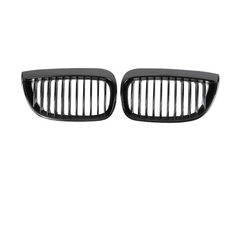 Kühlergrille Für 1er E81 E87 2004-2006 Auto-Ansauggitter Im Unteren M-Stil Vorderer Oberer Stoßfänger Nierengrill Kühlerersatz Sport Kühlergrill(Single Gloss Black) von MBPBVRVAF