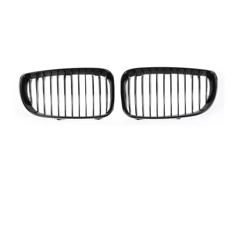 Kühlergrille Für 1er E81 E87 M Style 2007-2011 2010 2009 Auto Doppellamellen Grills Abdeckung Frontstoßstange Kindey Kühlergrill Sport Kühlergrill(Single Gloss BK 07-11) von MBPBVRVAF