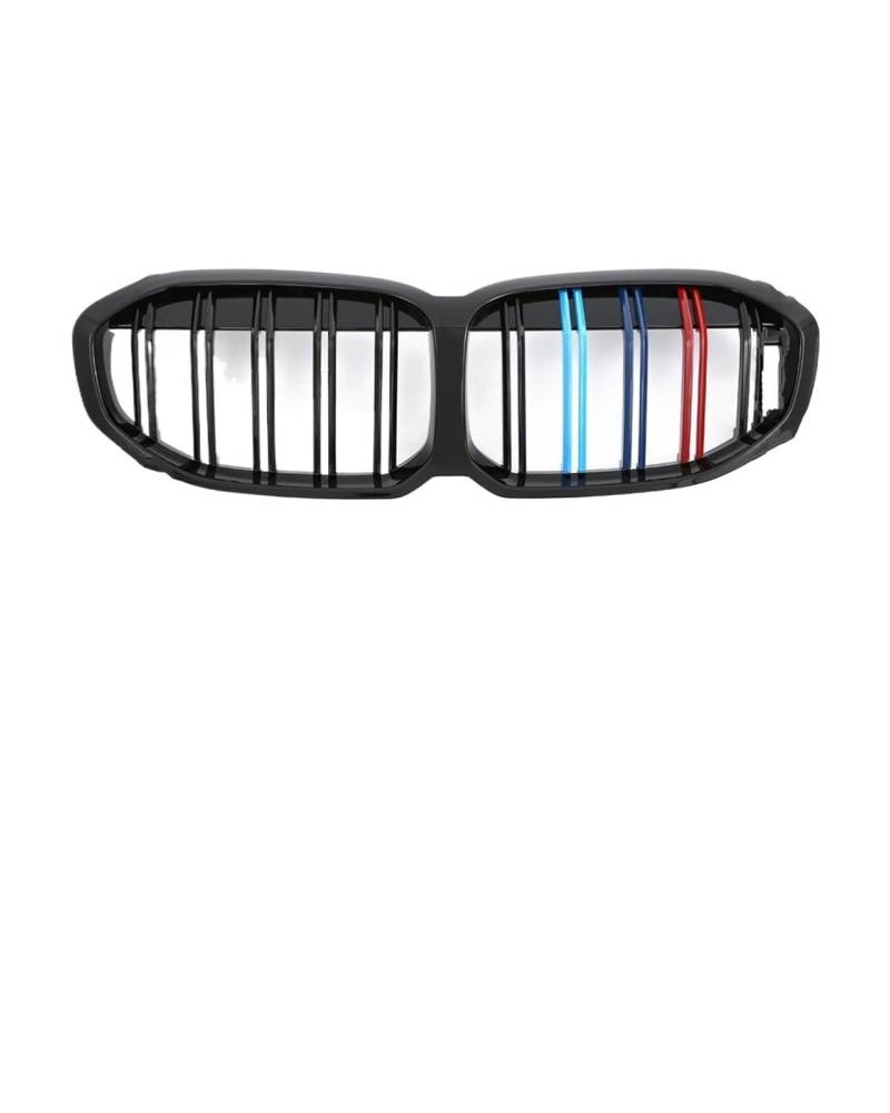 Kühlergrille Für 1er F40 128ti M135i XDrive 118i 2019-2023 Auto Frontstoßstange Einlass Doppellamellengitter Diamantgrill Zubehör Sport Kühlergrill(2 Slat M Color) von MBPBVRVAF
