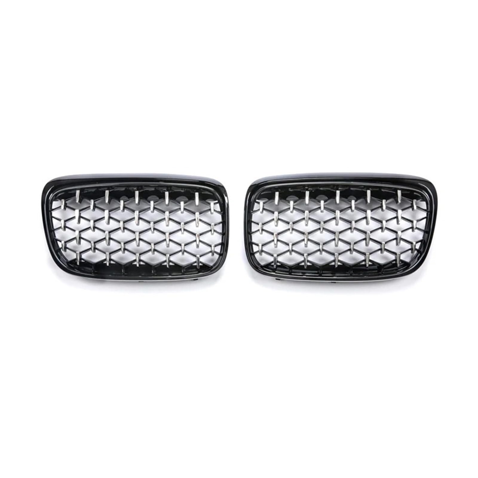 Kühlergrille Für 2er F45 F46 Für GT 216i 218i 220i 225i 2014-2018 Autosignal Doppellamellen-Diamant-Frontnierengrill-Stoßstange Sport Kühlergrill(2) von MBPBVRVAF