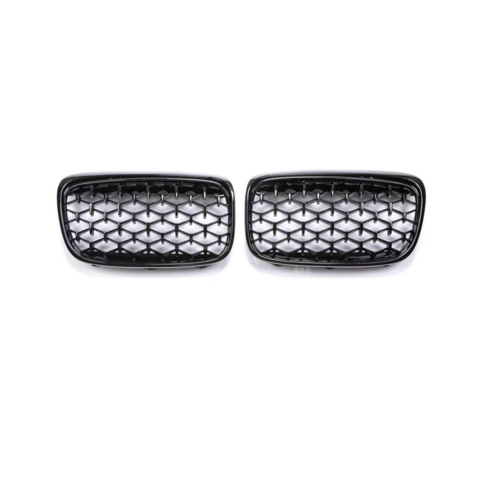 Kühlergrille Für 2er F45 F46 Für GT 216i 218i 220i 225i 2014-2018 Autosignal Doppellamellen-Diamant-Frontnierengrill-Stoßstange Sport Kühlergrill(4) von MBPBVRVAF
