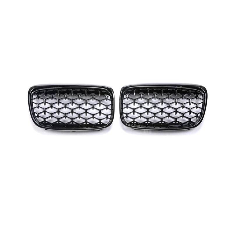 Kühlergrille Für 2er F45 F46 Für GT 216i 218i 220i 225i 2014-2018 Autosignal Doppellamellen-Diamant-Frontnierengrill-Stoßstange Sport Kühlergrill(4) von MBPBVRVAF