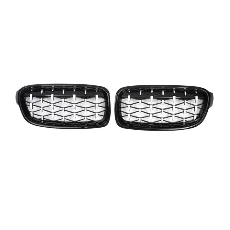 Kühlergrille Für 3er F30 F31 F35 320i 325i 328i 2012-2019 Auto Single Line Style Nierengrill Frontstoßstangengrill Kühler Sport Kühlergrill(Diamonds-Chrome) von MBPBVRVAF