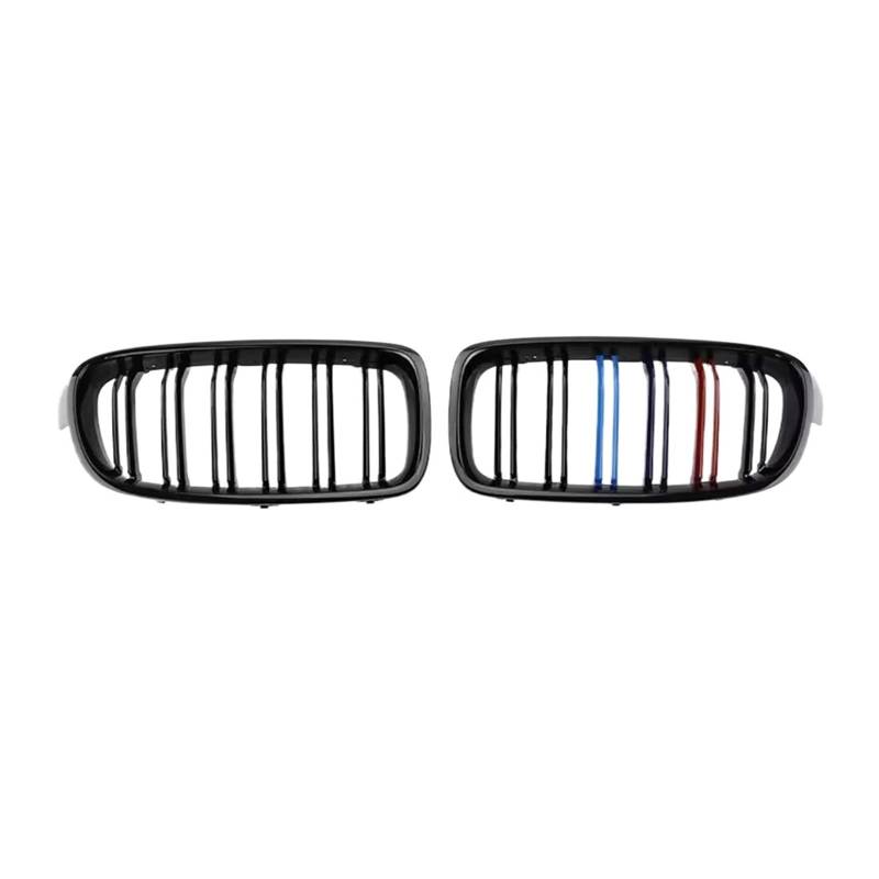 Kühlergrille Für 3er F30 F31 F35 320i 325i 328i 2012-2019 Auto Single Line Style Nierengrill Frontstoßstangengrill Kühler Sport Kühlergrill(Double-M-Color) von MBPBVRVAF