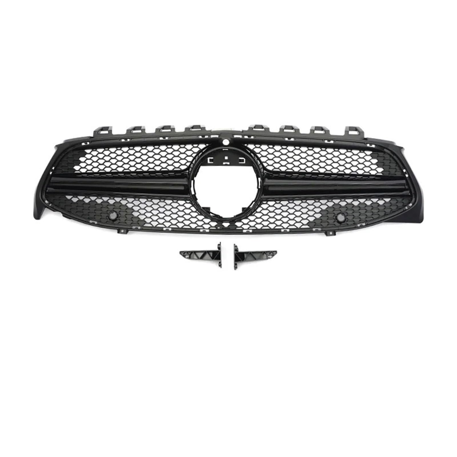 Kühlergrille Für CLA W118 CLA180 CLA200 CLA250 CLA260 CLA45 Für GT Diamond Für Style 2019-2024 2023 Auto Frontstoßstangengrill Sport Kühlergrill(C Blk with) von MBPBVRVAF