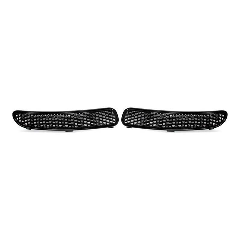 Kühlergrille Für Cooper R50 R52 R53 Auto Links Rechts Schwarze Haubenentlüftungsgitter Scuttle Honeycomb Mesh Racing Grille Grid Kit Sport Kühlergrill von MBPBVRVAF