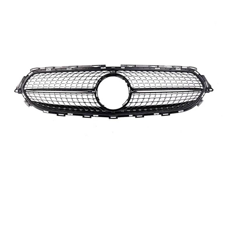 Kühlergrille Für E-Klasse W213 S213 Für GT Diamond Style Für Exklusives Facelift Auto Frontstoßstangengrill Schwarz Silber Grill Sport Kühlergrill(Normal 3) von MBPBVRVAF
