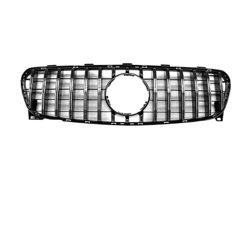 Kühlergrille Für GLA X156 Für GT Diamond Style 2014-2019 Auto Fronteinlass Stoßstangengrill Grillmaske Gitter Body Kit Tuning Mesh Sport Kühlergrill(14-16 Silvery) von MBPBVRVAF
