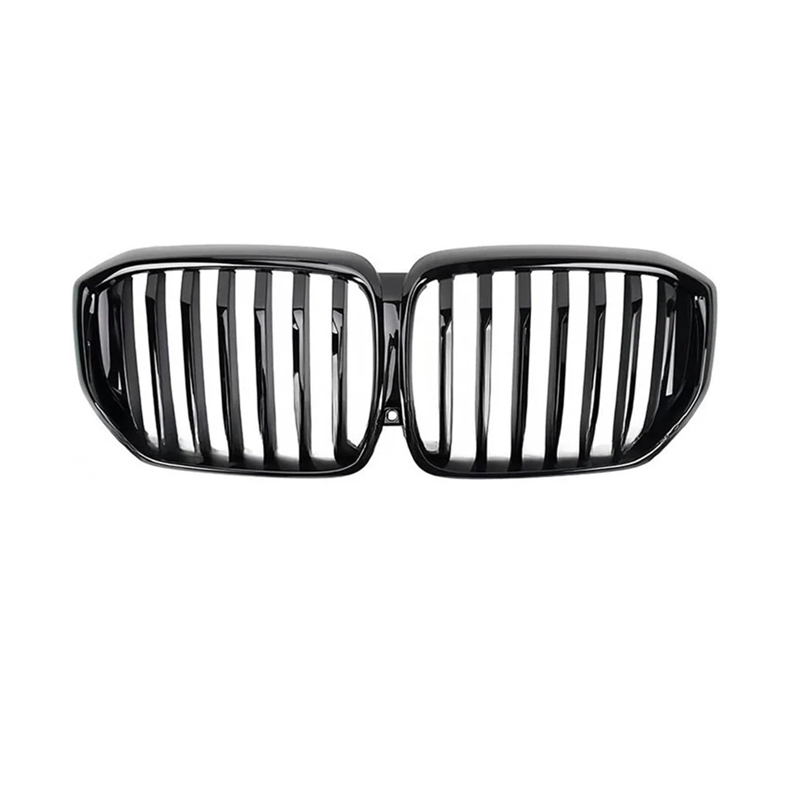 Kühlergrille Für X5 G05 2019-2023+ Auto-Front-Nierengrill Renngrills Glanz-Matt-Schwarz-Kühlergrill-Zubehör Einzeiliger Kühlergrill Sport Kühlergrill(23-in Gloss Black-I) von MBPBVRVAF