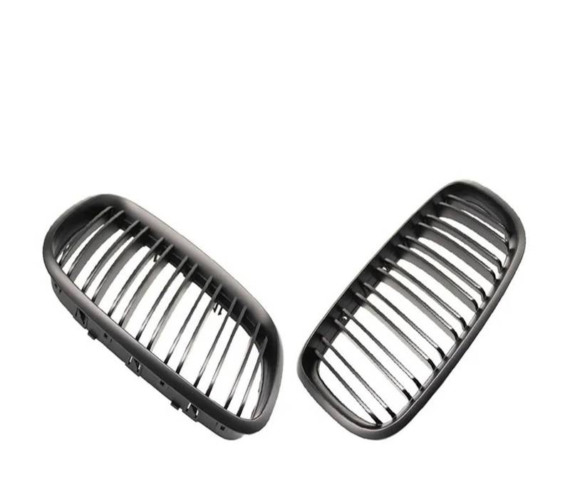 Kühlergrille Für X6 E70 E71 E72 Für X5 2007-2014 Auto Nierengrill Schwarz Glänzend M Racing Double Line Grille Tuning Frontgrills Sport Kühlergrill(Matte Black DualSlat) von MBPBVRVAF