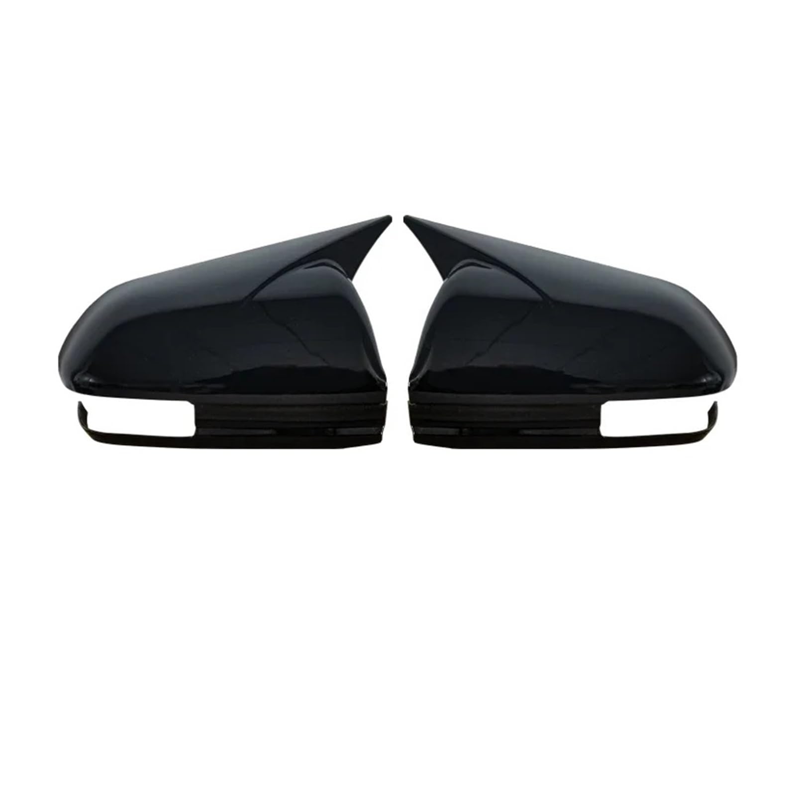 Seitenspiegelabdeckung Für Lancer EX 2012 2013 2014 2015 Auto Rückspiegel Abdeckung 2Pcs Außenspiegel(Gloss Black) von MBPBVRVAF
