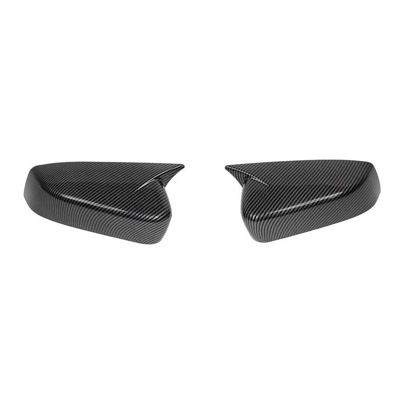Seitenspiegelabdeckung Für Mustang 2010 2011 2012 2013 2014 Auto Rückspiegel Seite Spiegel Abdeckung Flügel Kappe Trim Außenspiegel(Gloss Black) von MBPBVRVAF
