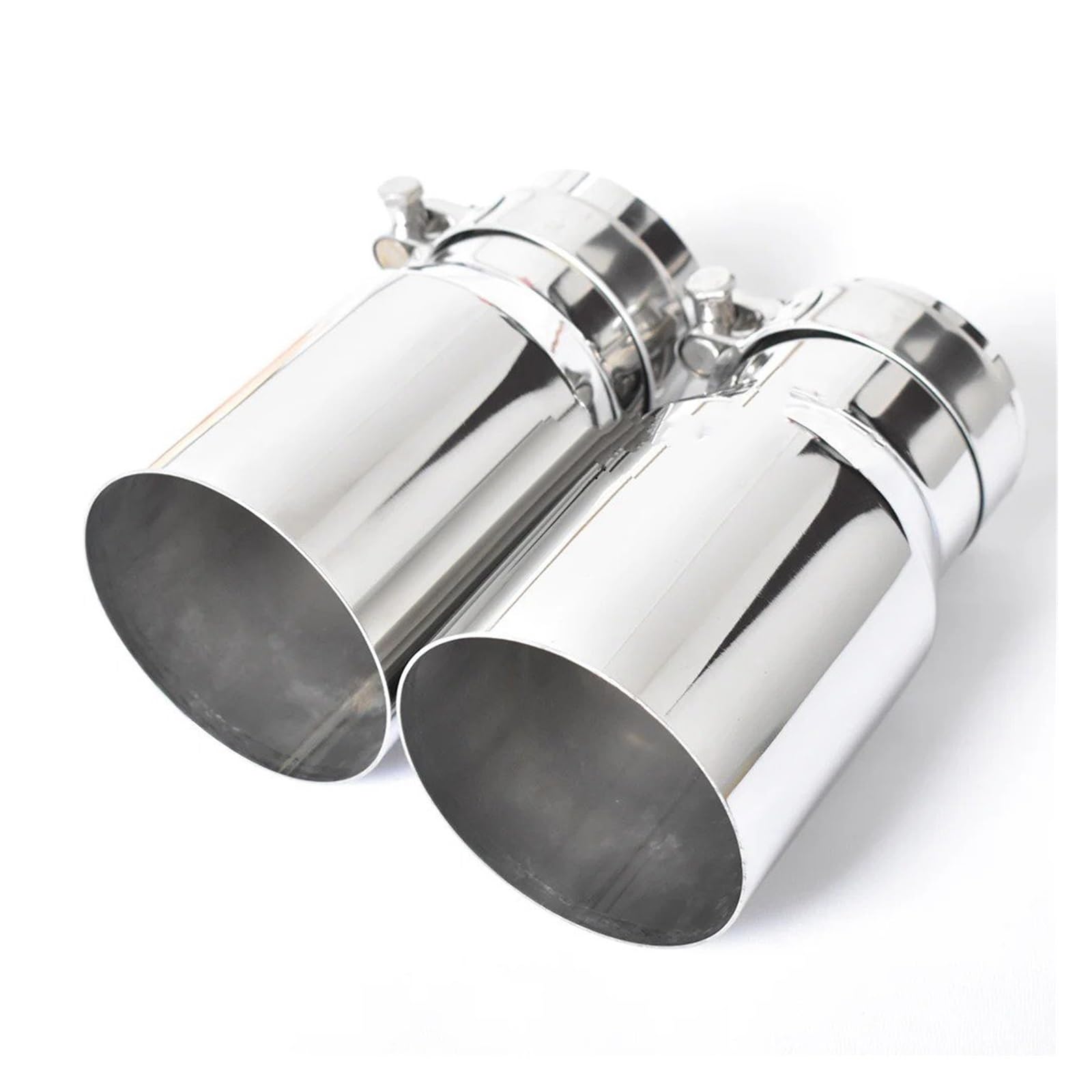 Auspuffblende 1 PC Für Mazad Auto Auspuffrohr Einzelne Gerade Schalldämpfer Spitze Edelstahl Universal Auspuff Endrohr Endrohre(ID 57 OD 89 MM) von MBROS
