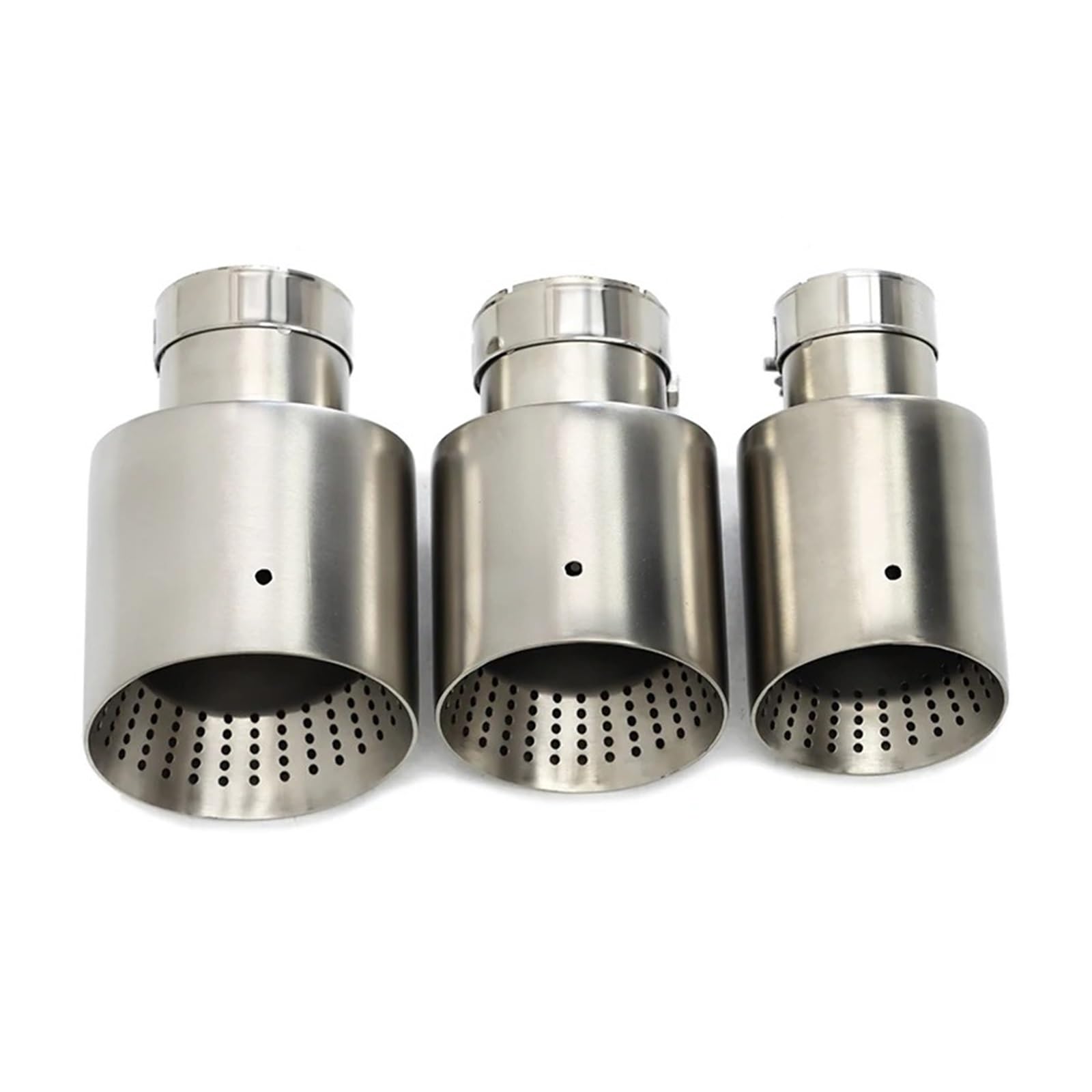 Auspuffblende 1 Pcs Universal Auto Edelstahl Schalldämpfer Spitze 60MM 63MM Auspuff Spitze Für Golf R Für GTI MK7 Endrohre(ID60MM OD101MM) von MBROS