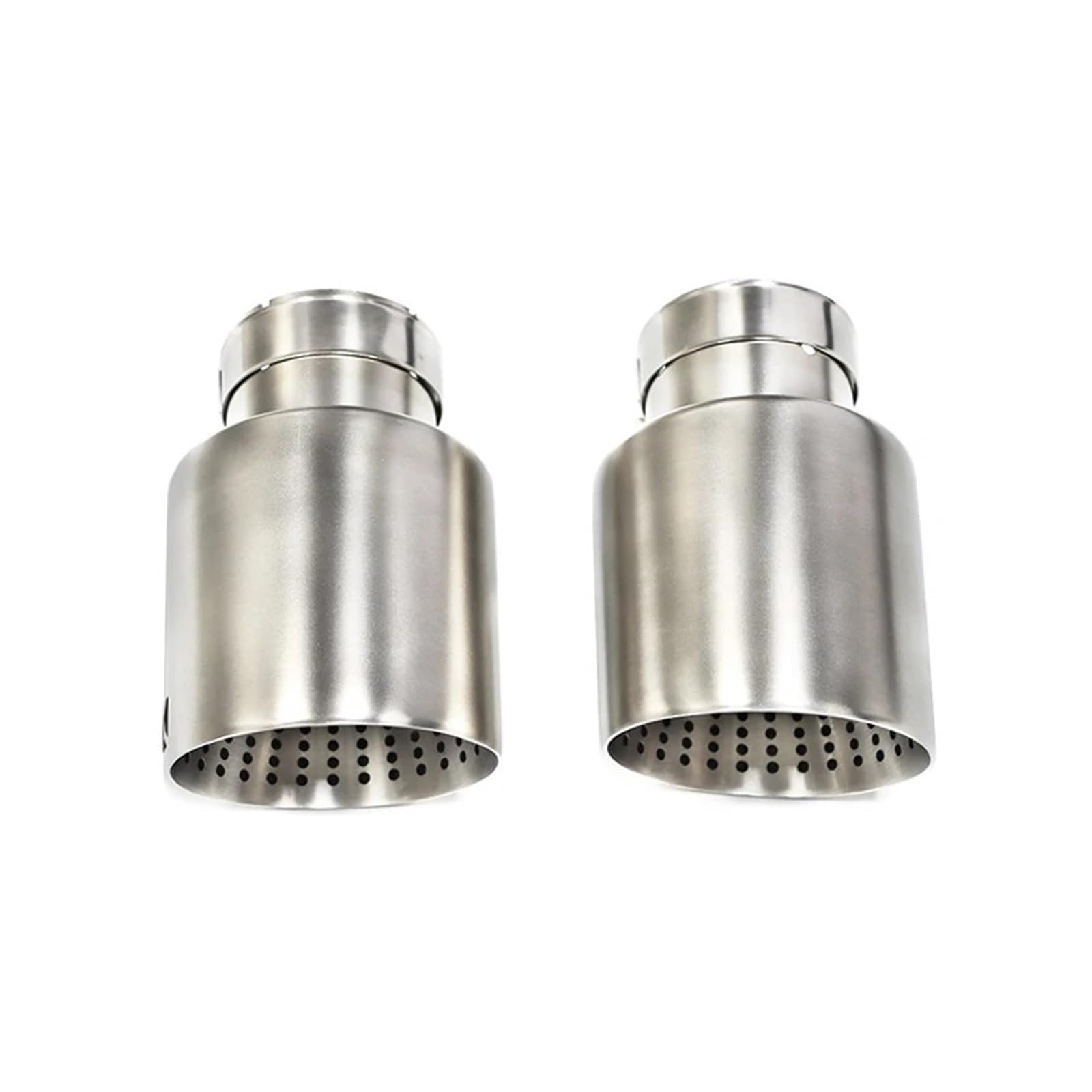 Auspuffblende 1 Stück Für GTI MK7 Für Golf7 Universal Auto Auspuffblende Edelstahldüse 60MM 63mm Schalldämpferspitze Endrohre(ID60MMOD89MM) von MBROS