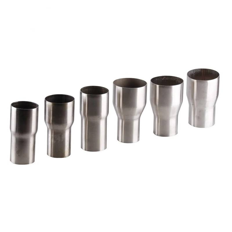Auspuffblende Auto Edelstahl Auspuff OD 2" 2.2'' 2.5'' 3'' Reduzierstück Anschluss Rohr Rohr Adapter Ansaugrohr Anschluss Joint Endrohre(51MM-76MM) von MBROS
