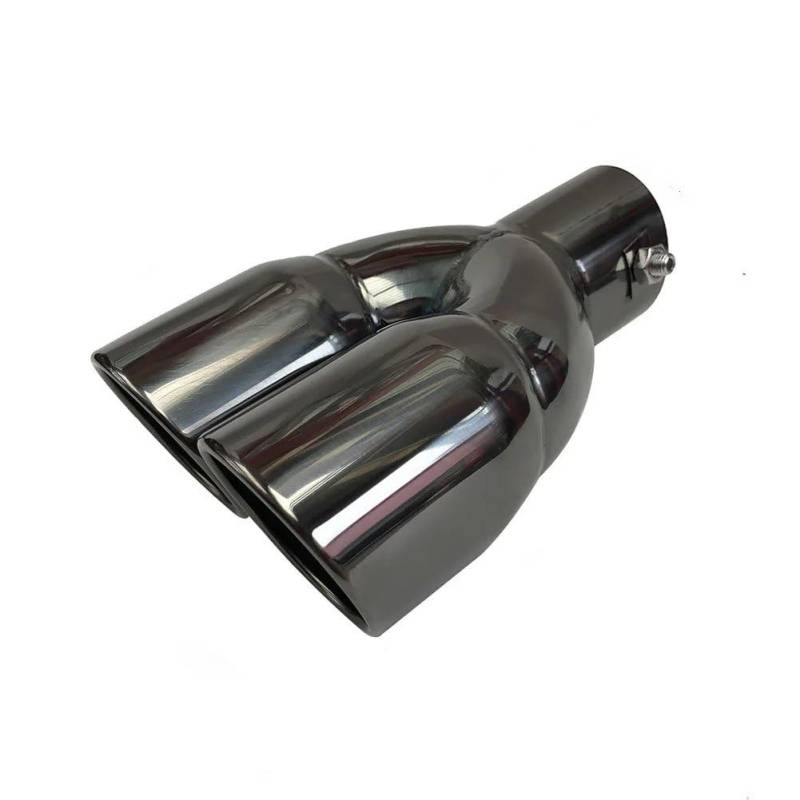 Auspuffblende Auto Edelstahl Endrohr Schalldämpfer Spitze Dual Auspuff Spitze 3/2.5 Zoll ID Einlass Slant Cut Rolled Edge Endrohre(Straight 76mm) von MBROS