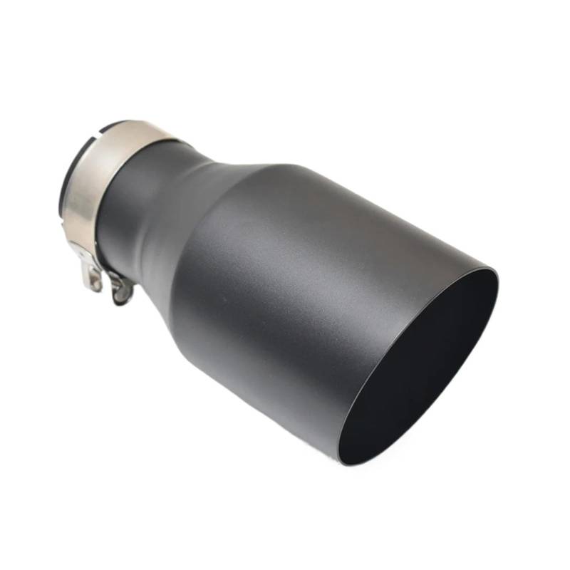 Auspuffblende Für E90 Auto Edelstahl Universal Schwarz Schalldämpfer Endrohr Endrohre(63MM IN 101MM Out) von MBROS