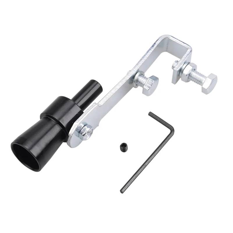 Auspuffblende Universal Auto Auspuff Pfeife Turbo Sound Simulator Whistle Sound Schalldämpfer S M L XL Endrohre(Black S) von MBROS