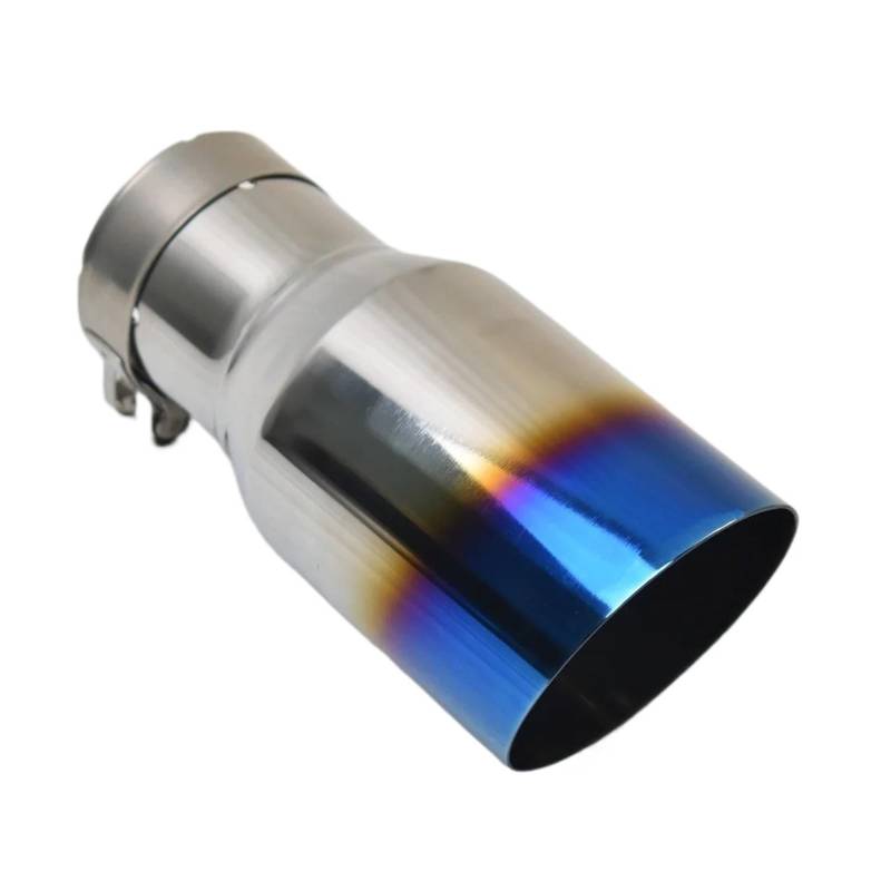 Auspuffblende Universal-Schalldämpfer-Endrohr Aus Edelstahl Für Autos Endrohre(57MM IN-101MM Out) von MBROS