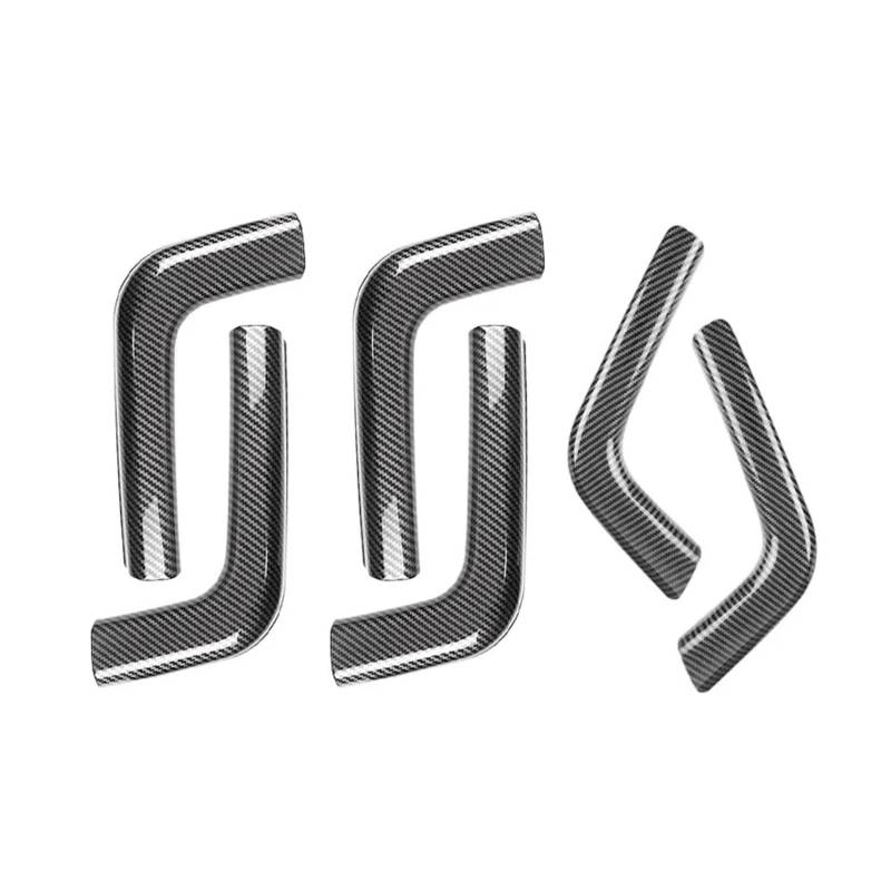 Auto Innenraum Rahmen Für Cayenne 2018 2019 2020 2021 2022 2023 2024 Auto Zubehör Inneren Zentralen Griff Türgriffe Panel Pull Trim Abdeckung Abdeckung Innen Trim(Central-Door 6pcs) von MBROS