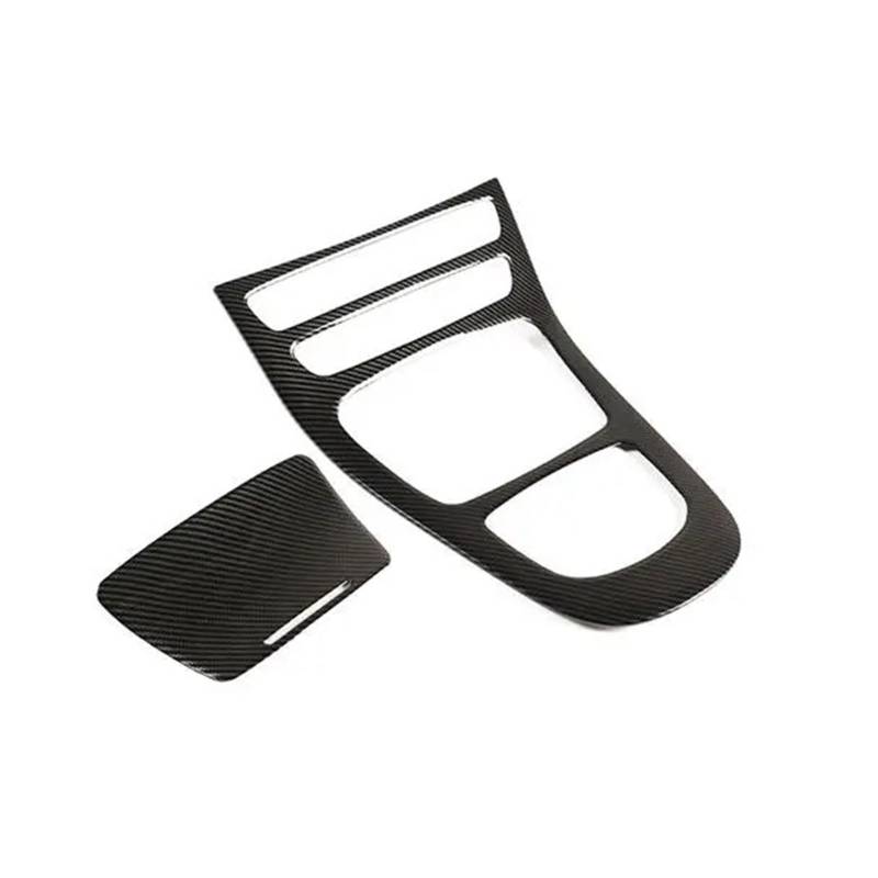 Auto Innenraum Rahmen Für E Klasse W213 S213 A238 C238 2019 2020 2021 Auto Center Getriebe Shift Panel Rahmen Abdeckung Trim Innen Zubehör Abdeckung Innen Trim(Carbon Texture 2021) von MBROS