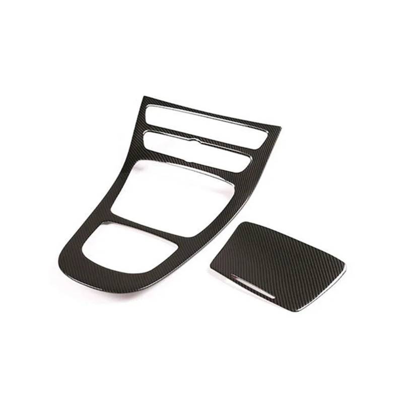 Auto Innenraum Rahmen Für E Klasse W213 S213 A238 C238 2019 2020 2021 Auto Center Konsole Getriebe Shift Panel Abdeckung Innen Aufkleber Trim Abdeckung Innen Trim(Carbon Texture 19-20) von MBROS