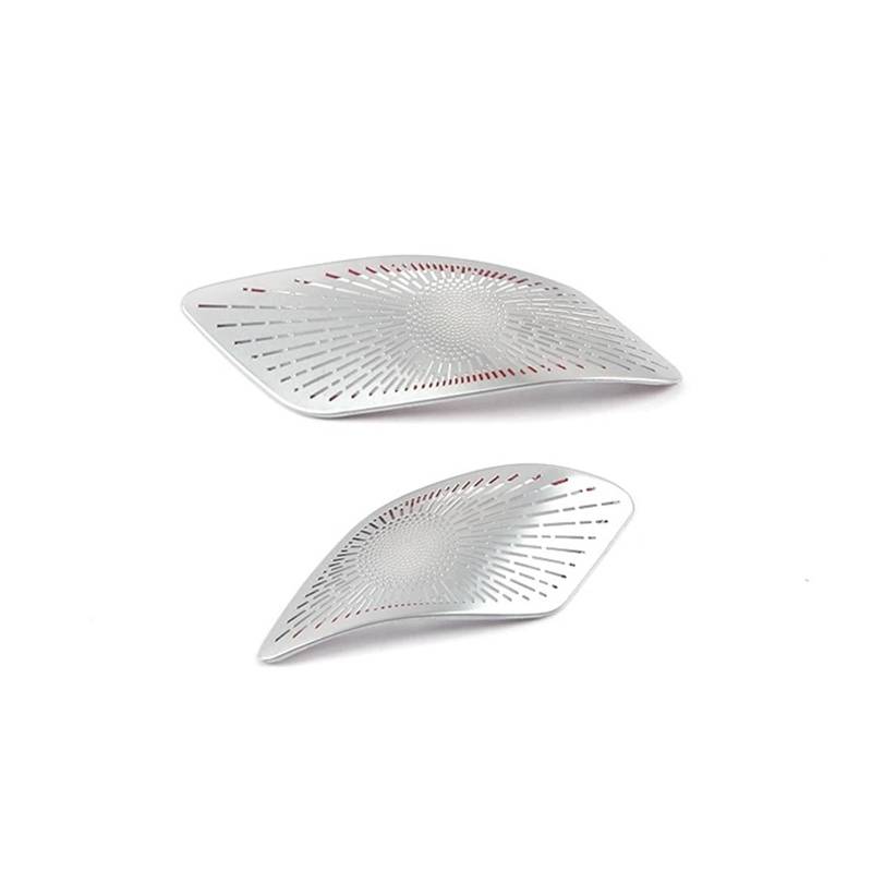 Auto Innenraum Rahmen Für Haval Für Jolion 2021 2022 Auto Center Cup Panel Sound Lautsprecher Innen Tür Griff Trim Abdeckung Zubehör Abdeckung Innen Trim(Handle Matte Silvery) von MBROS