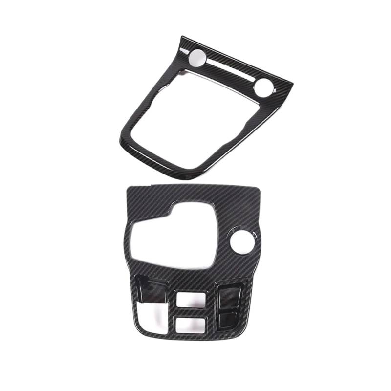 Auto Innenraum Rahmen Für Jaguar Für F-TYPE 2013 2014 2015 2016 2017 2018 2019 2020 2021 2022 2023 2024 Auto Mittelkonsole Rahmen Schalthebel Panel Abdeckung Zubehör Abdeckung Innen Trim(2pcs Carbon F von MBROS
