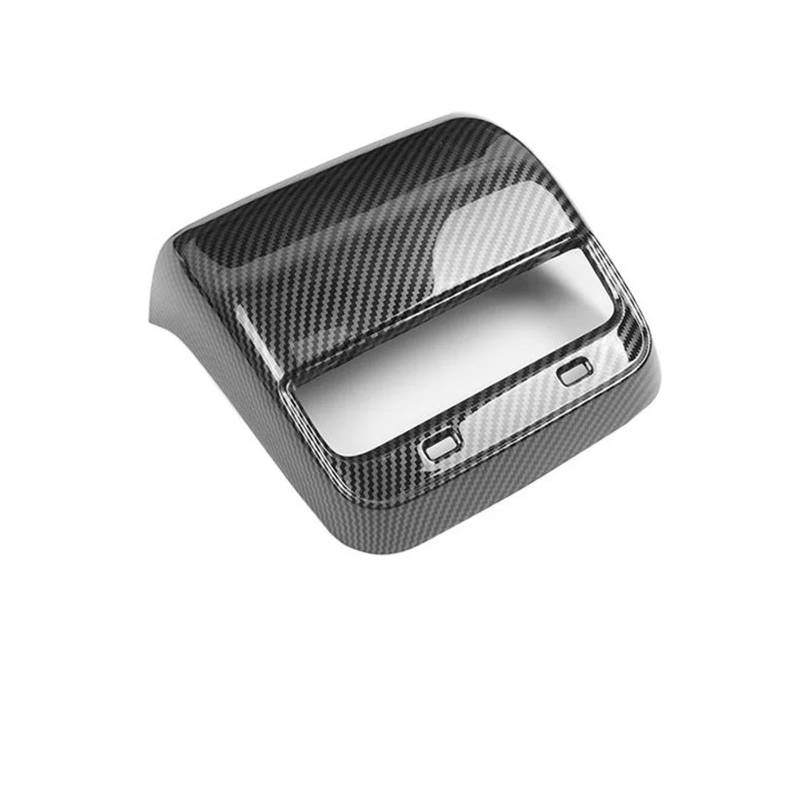 Auto Innenraum Rahmen Für Tesla Für Modell 3 Für Modell Y 2019-2021 2022 2023 Auto Center Console Armlehne Box Abdeckung Hinten Air Vent Outlet Schutz Abdeckungen Zubehör Abdeckung Innen Trim(Bright C von MBROS