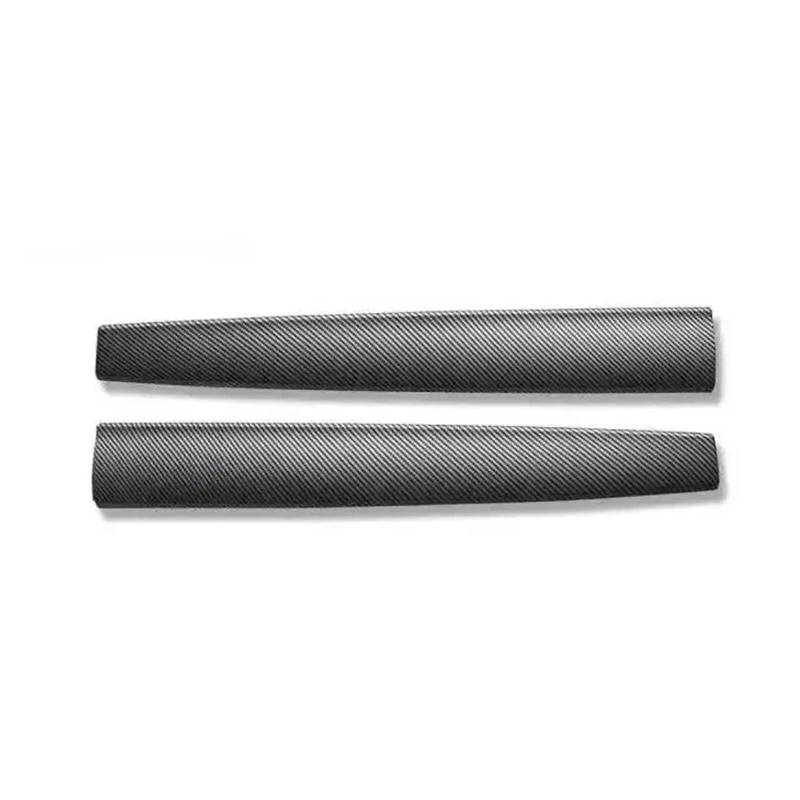 Auto Innenraum Rahmen Für Tesla Für Modell 3 Für Modell Y Auto Tür Trim Panel Dash Trim Und Dashboard Abdeckung 2019 2020 2021 2022 2023 2024 Abdeckung Innen Trim(A Matte Carbon 2pcs) von MBROS