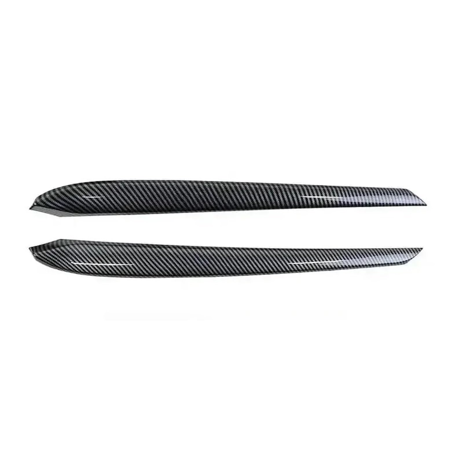 Auto Innenraum Rahmen Für Tesla Für Modell 3 Für Modell Y Auto Tür Trim Panel Dash Trim Und Dashboard Abdeckung 2019 2020 2021 2022 2023 2024 Abdeckung Innen Trim(B Glossy Carbon 2pcs) von MBROS