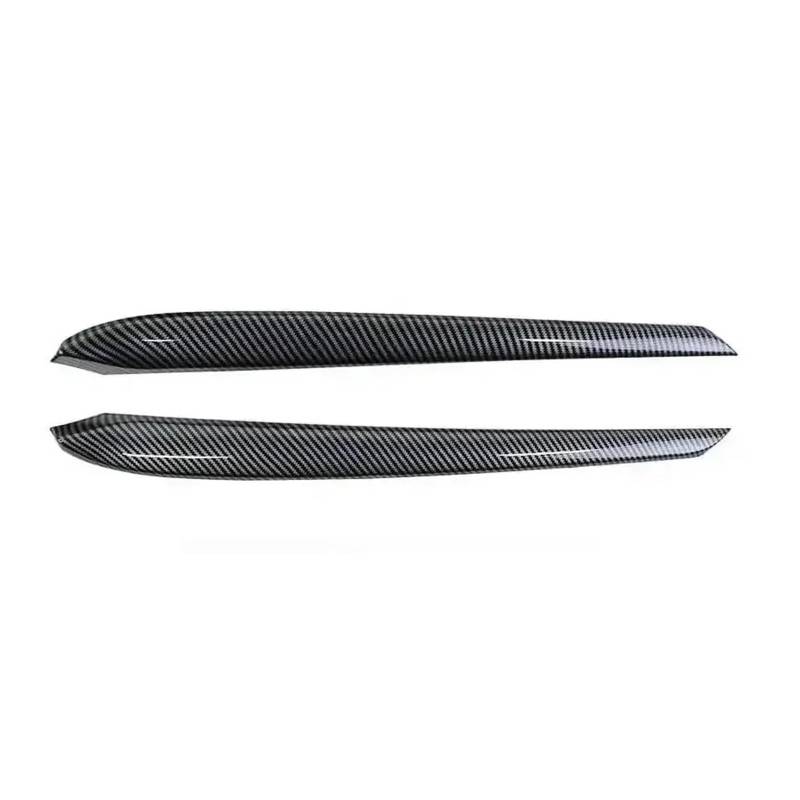 Auto Innenraum Rahmen Für Tesla Für Modell 3 Für Modell Y Auto Tür Trim Panel Dash Trim Und Dashboard Abdeckung 2019 2020 2021 2022 2023 2024 Abdeckung Innen Trim(B Glossy Carbon 2pcs) von MBROS