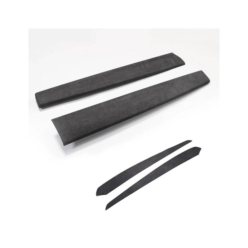 Auto Innenraum Rahmen Für Tesla Für Modell Y Auto Wildleder Dekor Aufkleber Center Konsole Wrap Kit Dashboard Armlehne Rücksitz Airco Outlet Abdeckung Innen Ändern Abdeckung Innen Trim(Dash-Door) von MBROS