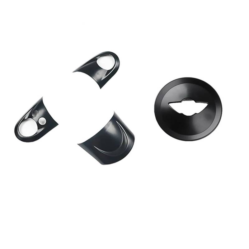 Auto Innenraum Rahmen R55 R60 Für C&ountryman Für C&ooper R56 R57 R58 R59 Auto Lenkrad Panel Taste Abdeckung Styling Aufkleber Zubehör Abdeckung Innen Trim(Black A) von MBROS