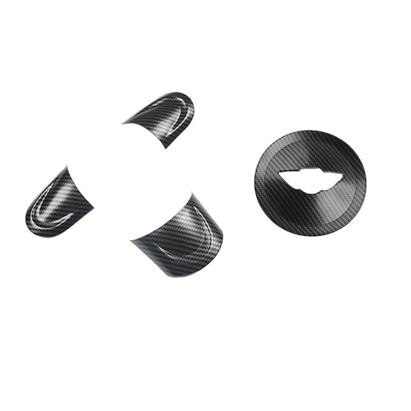 Auto Innenraum Rahmen R55 R60 Für C&ountryman Für C&ooper R56 R57 R58 R59 Auto Lenkrad Panel Taste Abdeckung Styling Aufkleber Zubehör Abdeckung Innen Trim(Carbon B) von MBROS