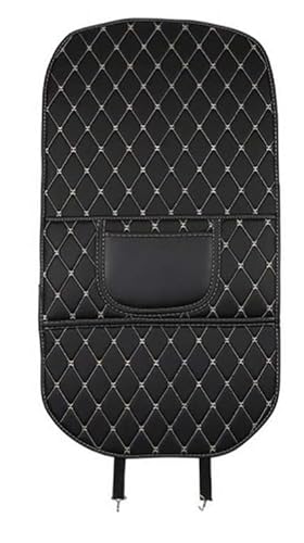 Auto Pu Rücksitz Anti Kick Pad für Cupra Ateca/Born/E-Racer/Leon/TCR, Autositz Rücksitz Schoner Wasserdicht Kickpad Matten Autositzschutz mit Tasche,82x43cm von MBROS