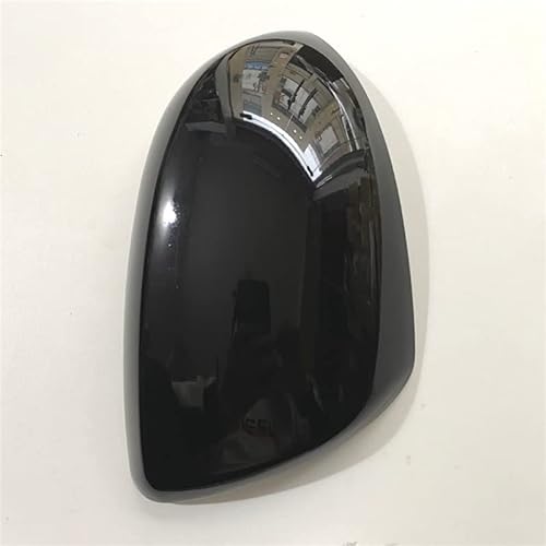 Rückspiegelgehäuse Seitenrückspiegelabdeckung Außenspiegelkappe mit lackierter Farbe für Mazda 2 für Mazda 3 1.6 Auto Spiegelkappen (Farbe : Schwarz rechts) von MBROS