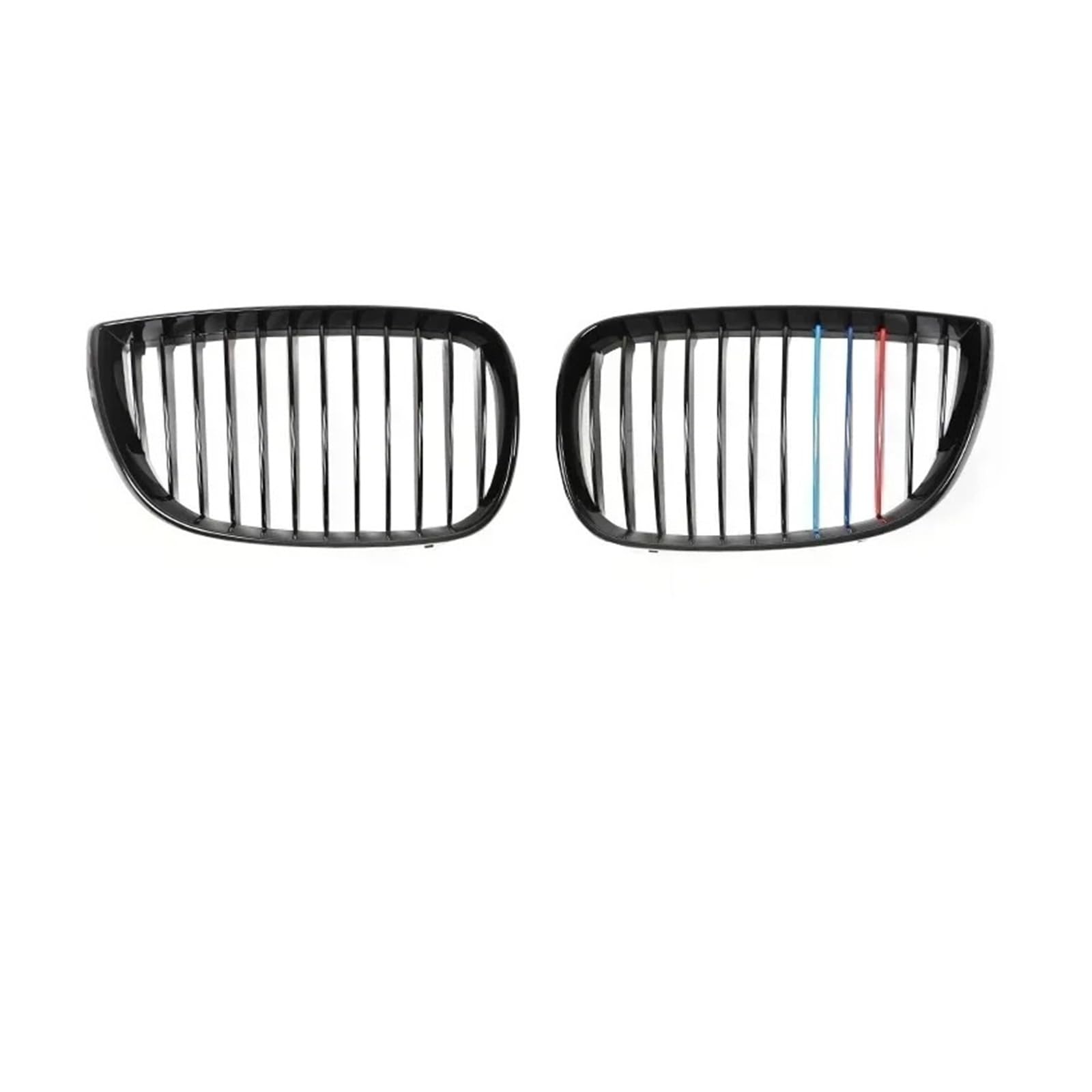 Sport Kühlergrill Für 1er E81 E87 128i 130i 135i M Style 2004 2005 2006 Auto Front Bottom Bumper Grills Cover Facelift Racing Grille Kühlergrill Vorne(Single M Style) von MBROS