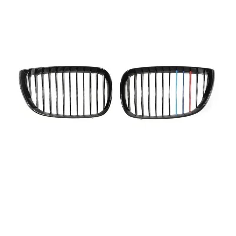 Sport Kühlergrill Für 1er E81 E87 128i 130i 135i M Style 2004 2005 2006 Auto Front Bottom Bumper Grills Cover Facelift Racing Grille Kühlergrill Vorne(Single M Style) von MBROS