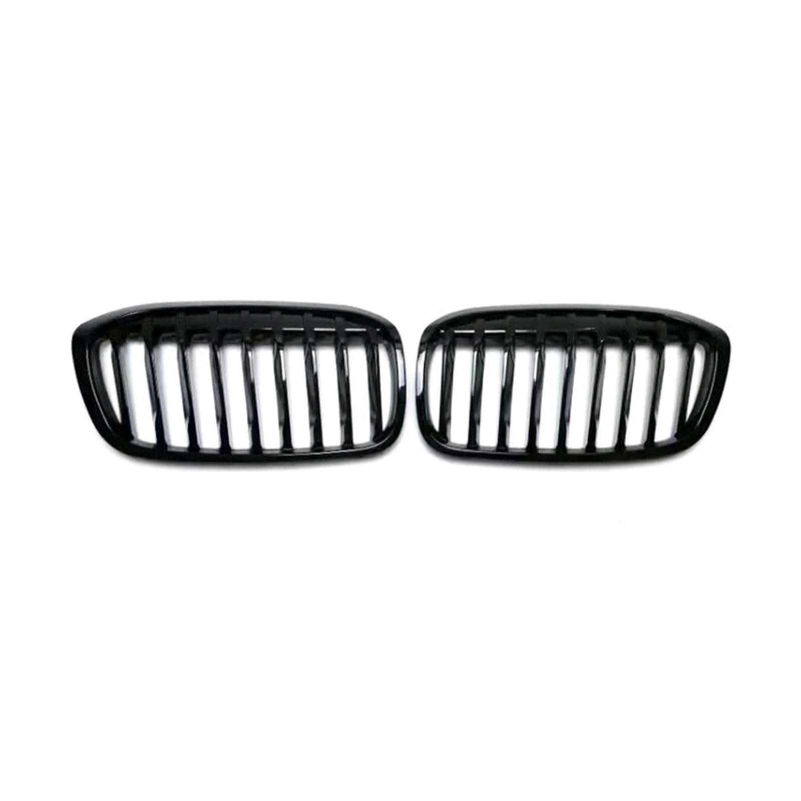 Sport Kühlergrill Für 2er F45 F46 2014-2020 Auto Glanz Schwarz Nierengitter Frontstoßstangengitter Renngrill Ersatzgitter Kühlergrill Vorne(46 18-20 Single) von MBROS