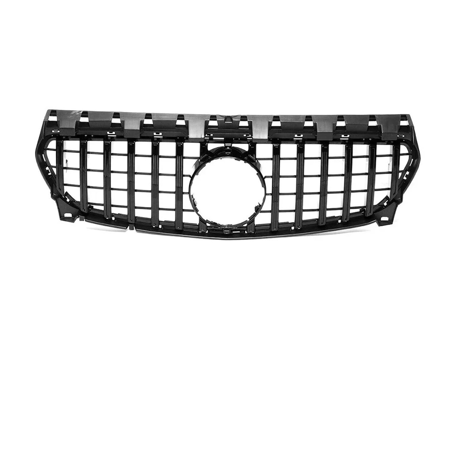 Sport Kühlergrill Für CLA-Klasse W117 CLA180 CLA200 CLA45 Für Für GT Style 2013-2019 2018 Auto Front Mesh Grille Frontstoßstangengrill Kühlergrill Vorne(G -Black) von MBROS
