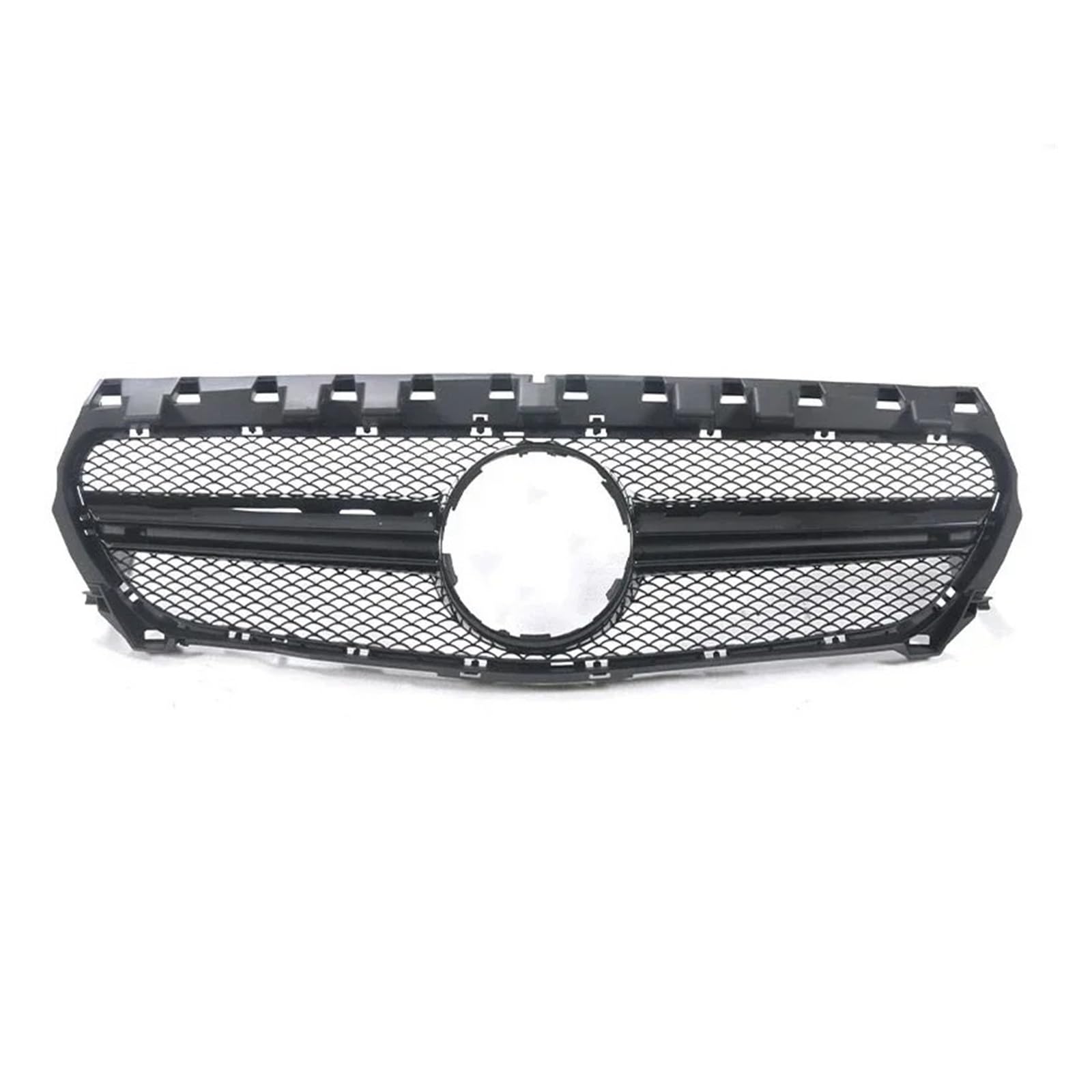 Sport Kühlergrill Für CLA W117 CLA45 CLA35 Für GT Für Diamond Style 2014-2019 2018 Auto-Renngrill Außengrill Die Vordere Stoßstange Kühlergrill Vorne(14-16 A Black) von MBROS