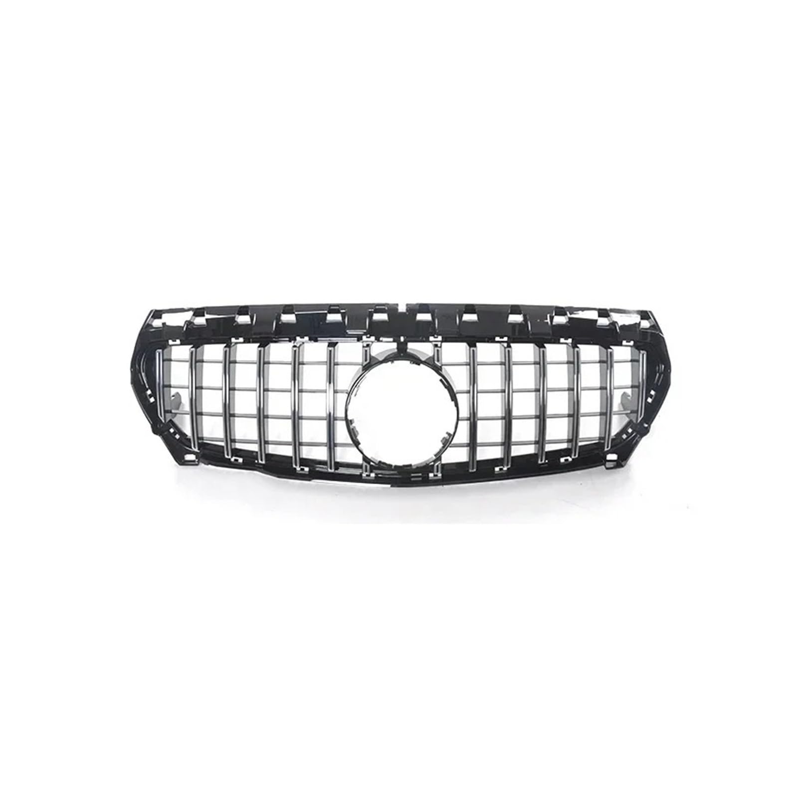 Sport Kühlergrill Für CLA W117 CLA45 CLA35 Für GT Für Diamond Style 2014-2019 2018 Auto-Renngrill Außengrill Die Vordere Stoßstange Kühlergrill Vorne(14-16 G Chrome) von MBROS