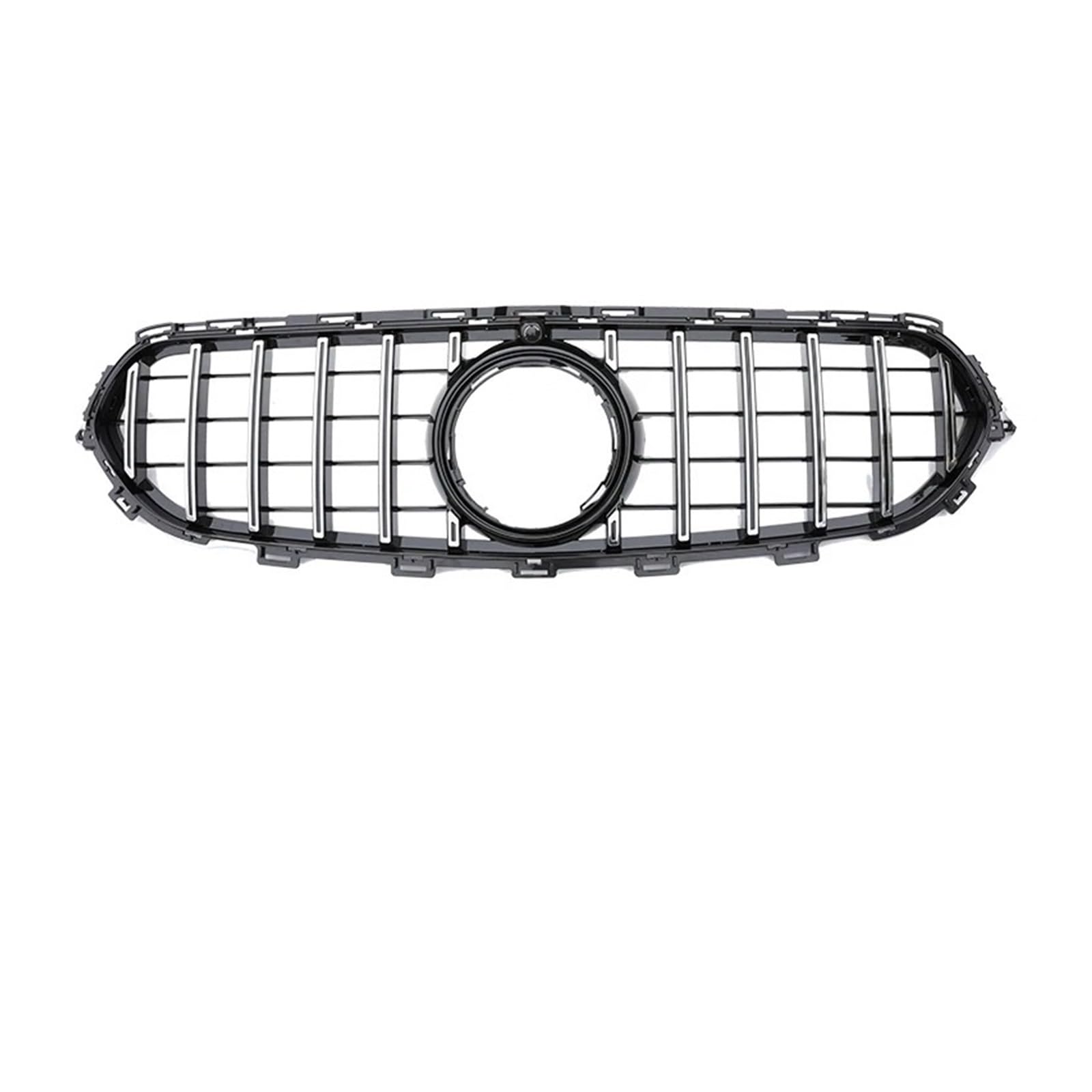 Sport Kühlergrill Für E-Klasse W213 S213 Für GT Diamond Style Für Exklusives Facelift Auto Frontstoßstangengrill Schwarz Silber Grill Kühlergrill Vorne(Wagon 2) von MBROS