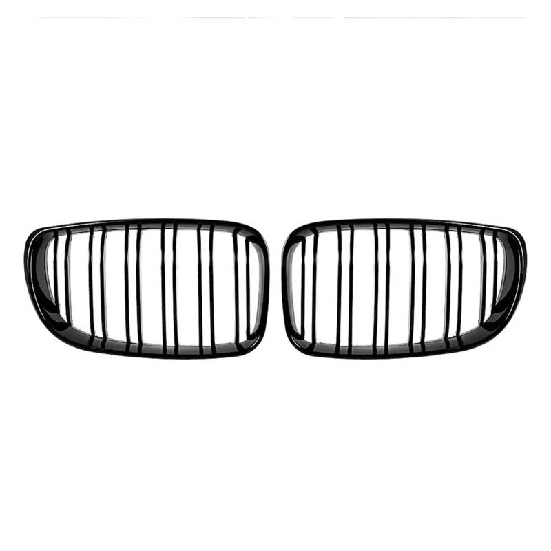 Sport Kühlergrill Für E81 E87 E82 E88 128I 130I 135I 2008-2011 2010 Auto Racing Grill Front Gitter Stoßstange Haube Niere Grille ABS Grills Kühlergrill Vorne(Glossy Black) von MBROS