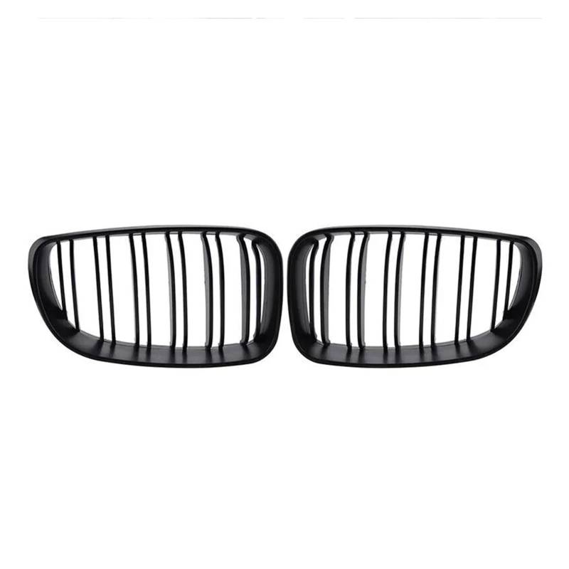 Sport Kühlergrill Für E81 E87 E82 E88 128I 130I 135I 2008-2011 2010 Auto Racing Grill Front Gitter Stoßstange Haube Niere Grille ABS Grills Kühlergrill Vorne(Matte Black) von MBROS